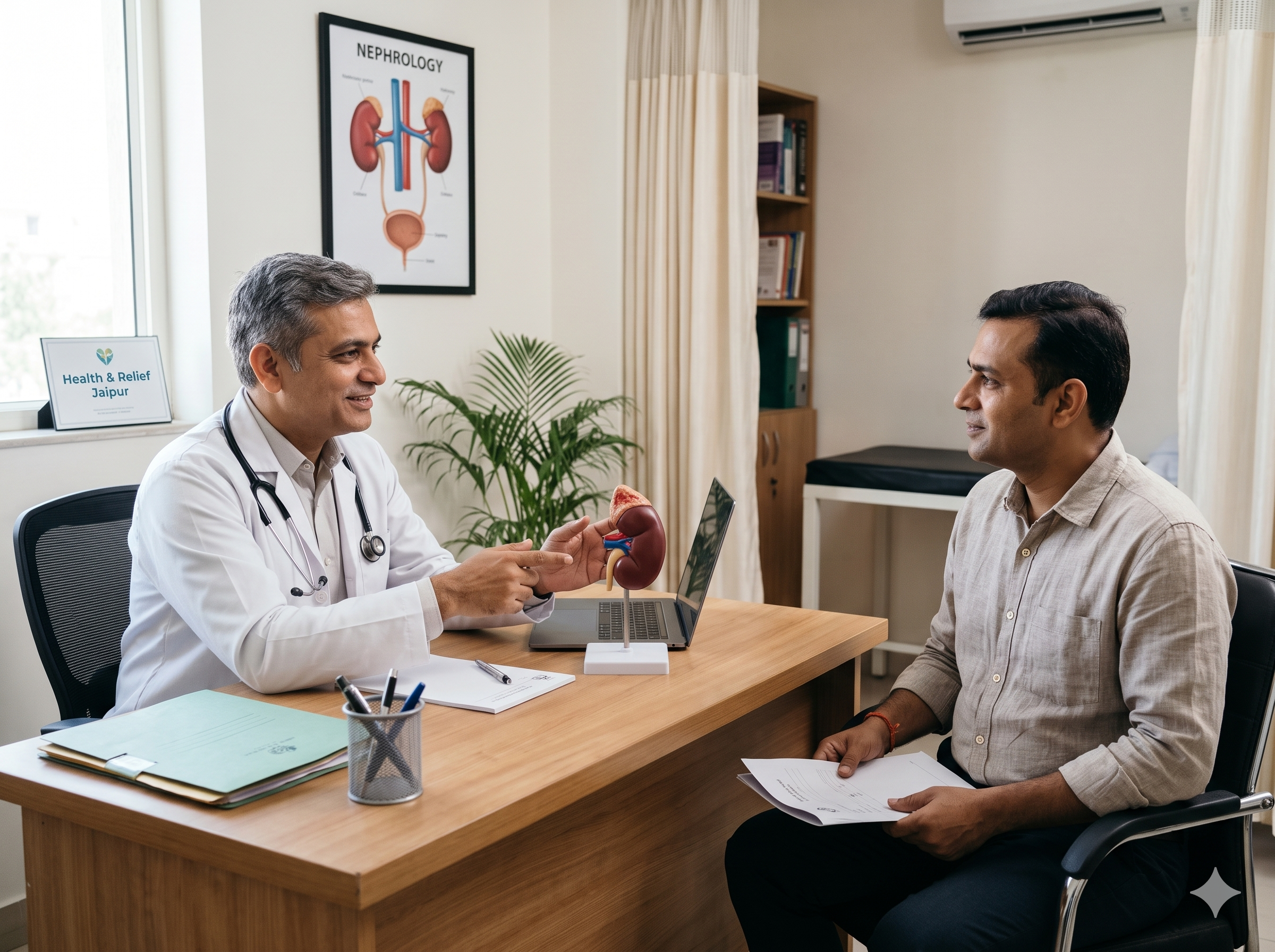 Kidney Problem ke Lakshan aur Jaipur mein Nephrologist: Kab Doctor ko Dikhayein